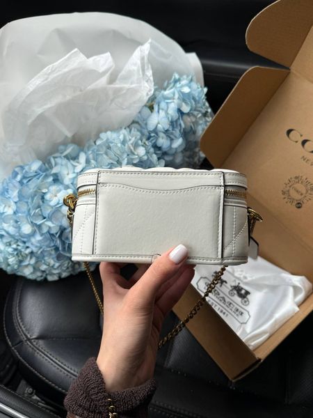 Coach Trail Crossbody With Pillow Quilting MILK крафтова коробка pr0975 фото
