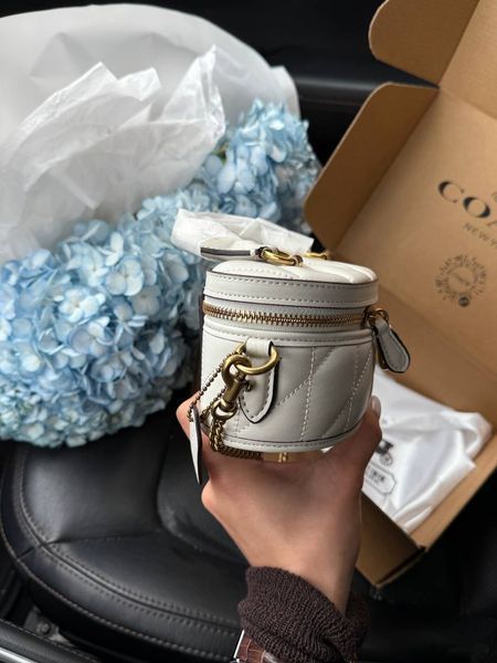 Coach Trail Crossbody With Pillow Quilting MILK крафтова коробка pr0975 фото