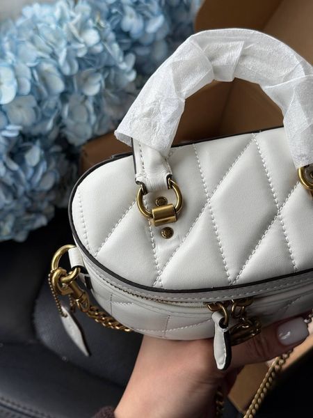 Coach Trail Crossbody With Pillow Quilting MILK крафтова коробка pr0975 фото