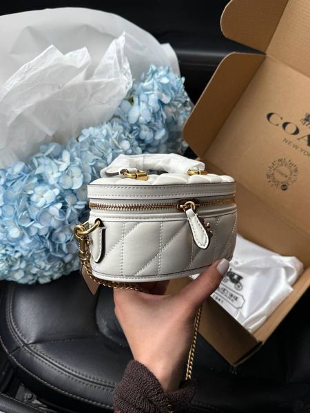Coach Trail Crossbody With Pillow Quilting MILK крафтова коробка pr0975 фото