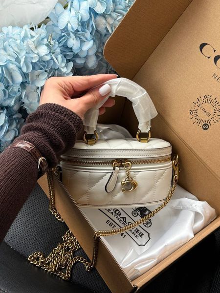 Coach Trail Crossbody With Pillow Quilting MILK крафтова коробка pr0975 фото