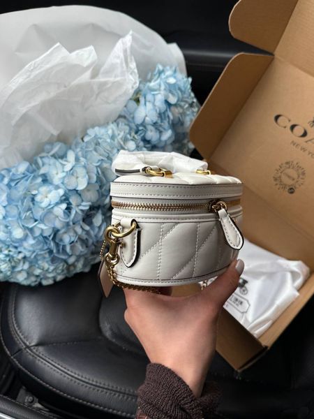 Coach Trail Crossbody With Pillow Quilting MILK крафтова коробка pr0975 фото