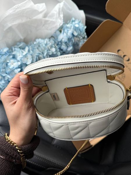 Coach Trail Crossbody With Pillow Quilting MILK крафтова коробка pr0975 фото
