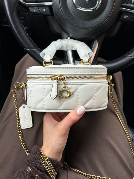 Coach Trail Crossbody With Pillow Quilting MILK крафтова коробка pr0975 фото