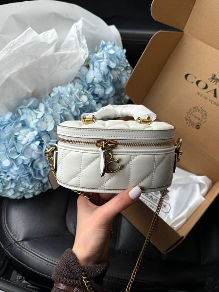 Coach Trail Crossbody With Pillow Quilting MILK крафтова коробка pr0975 фото