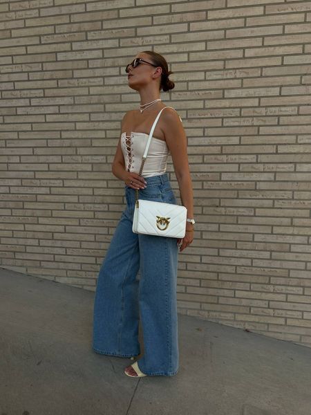 Pinko Love Click Classic Crossbody Bag in Quilted Leathe White Medium [оригінальна коробка] pk07680 фото