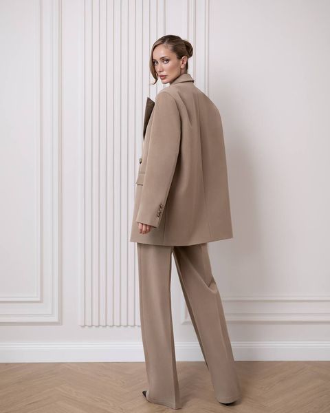 Жіночий костюм Oversize Gabardine 665 фото