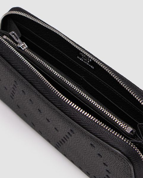Hermes Evelyne Long Chevre Leather Long Bill Wallet Black 882010 фото