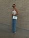 Pinko Love Click Classic Crossbody Bag in Quilted Leathe White Medium [оригінальна коробка] pk07680 фото 6