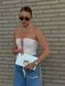 Pinko Love Click Classic Crossbody Bag in Quilted Leathe White Medium [оригінальна коробка] pk07680 фото 10