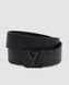 Шкіряний ремінь Louis Vuitton 40 мм Embossing Black/Black із фірмовою металевою пряжкою 6616305 фото 10