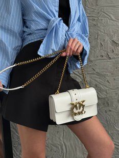 Pinko Mini Love Bag One Simply WHITE [оригінальна коробка] pr0002571 фото