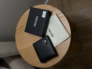 Гаманець Prada Saffiano з тисненням під крокодила у чорному кольорі 8818784 фото