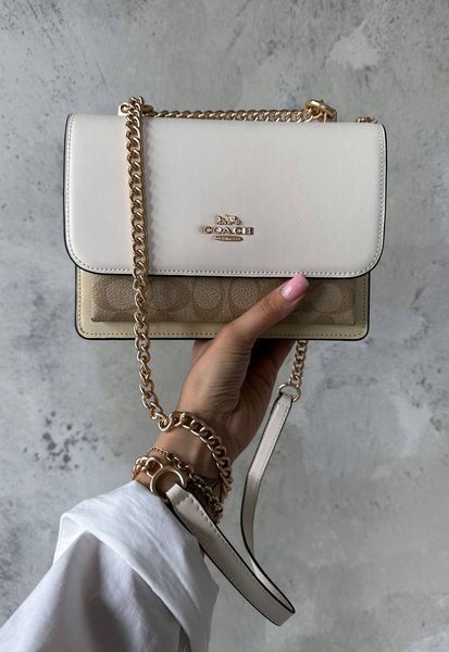 Coach Mini Klare Crossbody in Signature Canvas Milk/Beige [оригінальна коробка] pr0004 фото