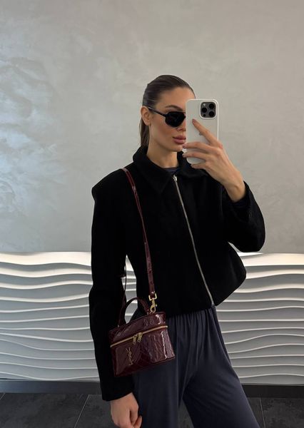 Saint Laurent Gaby Vanity Lacquered Leather Shoulder Bag Red Оригінальна коробка pr7008 фото