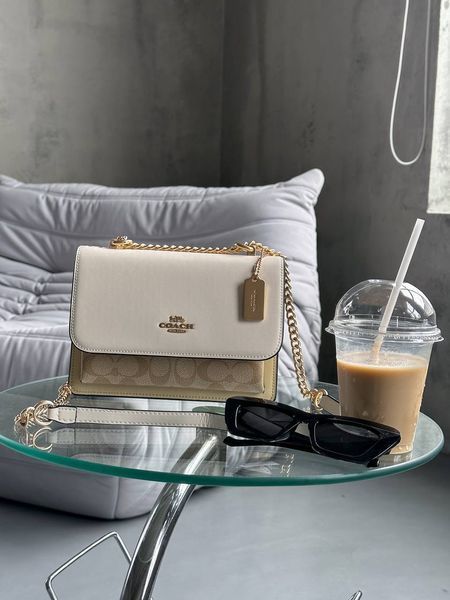 Coach Mini Klare Crossbody in Signature Canvas Milk/Beige [оригінальна коробка] pr0004 фото