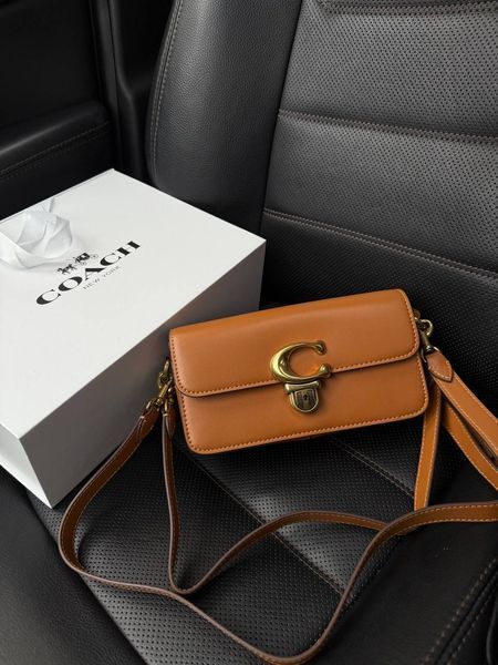 Coach Tabby Shoulder Bag Brown Mini [оригінальна брендована коробка] pr0066 фото