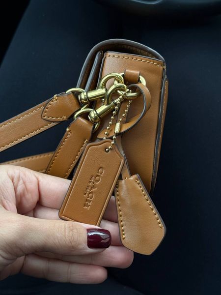 Coach Tabby Shoulder Bag Brown Mini [оригінальна брендована коробка] pr0066 фото
