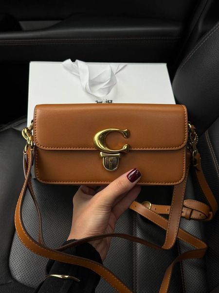 Coach Tabby Shoulder Bag Brown Mini [оригінальна брендована коробка] pr0066 фото