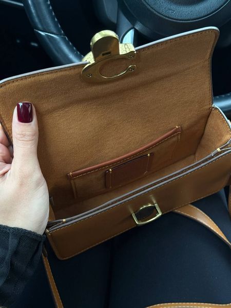 Coach Tabby Shoulder Bag Brown Mini [оригінальна брендована коробка] pr0066 фото