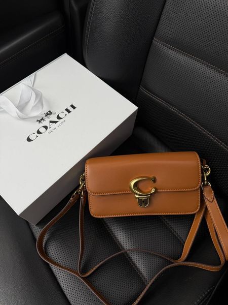 Coach Tabby Shoulder Bag Brown Mini [оригінальна брендована коробка] pr0066 фото