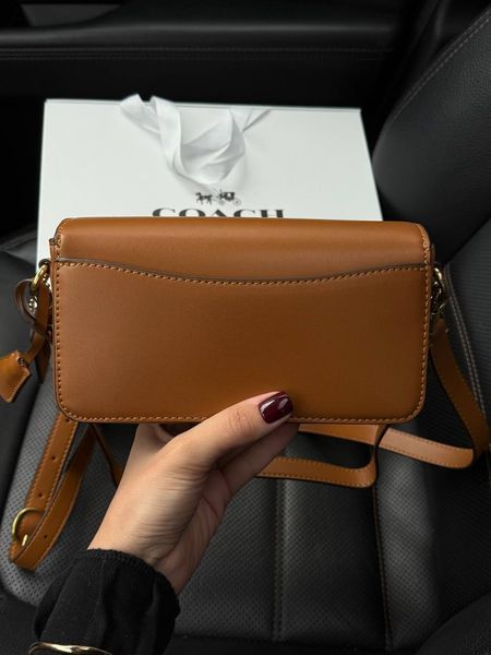 Coach Tabby Shoulder Bag Brown Mini [оригінальна брендована коробка] pr0066 фото