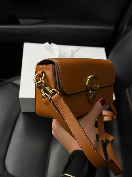Coach Tabby Shoulder Bag Brown Mini [оригінальна брендована коробка] pr0066 фото