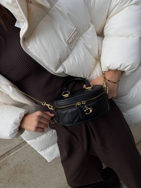 Coach Trail Crossbody With Pillow Quilting Black [крафтовва коробка] pr0076 фото
