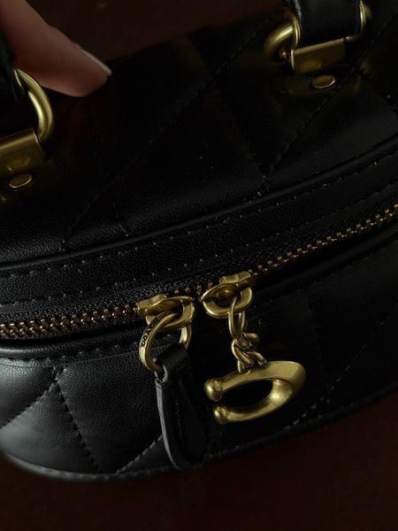 Coach Trail Crossbody With Pillow Quilting Black [крафтовва коробка] pr0076 фото