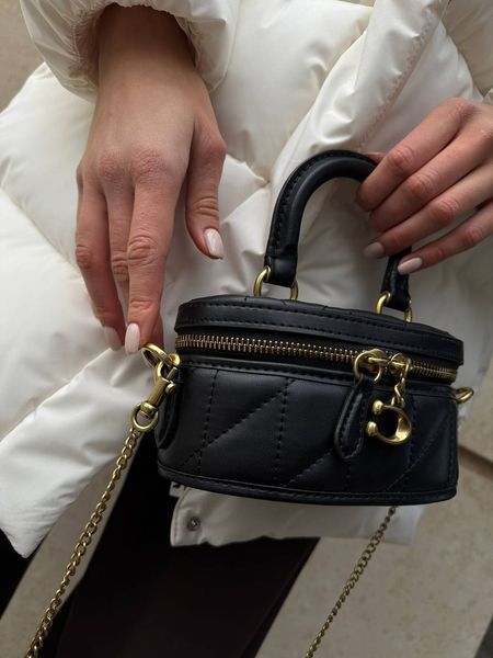 Coach Trail Crossbody With Pillow Quilting Black [крафтовва коробка] pr0076 фото