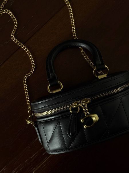 Coach Trail Crossbody With Pillow Quilting Black [крафтовва коробка] pr0076 фото
