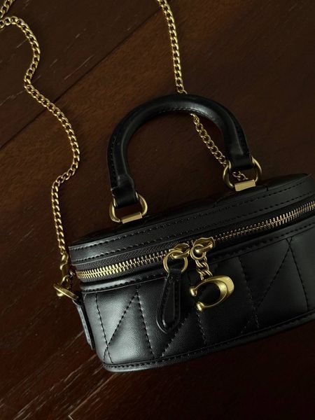 Coach Trail Crossbody With Pillow Quilting Black [крафтовва коробка] pr0076 фото
