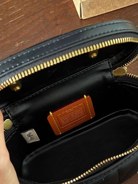 Coach Trail Crossbody With Pillow Quilting Black [крафтовва коробка] pr0076 фото
