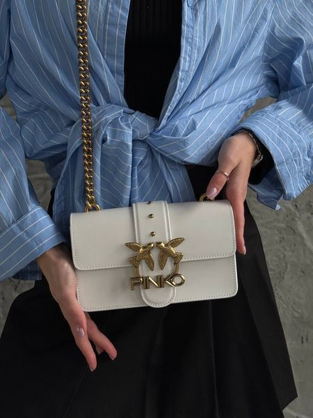 Pinko Mini Love Bag One Simply WHITE [оригінальна коробка] pr0002571 фото