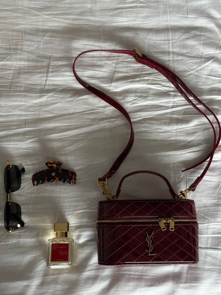 Saint Laurent Gaby Vanity Lacquered Leather Shoulder Bag Red Оригінальна коробка pr7008 фото