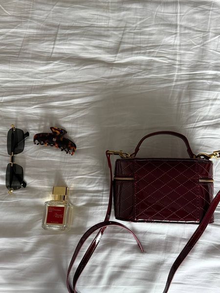 Saint Laurent Gaby Vanity Lacquered Leather Shoulder Bag Red Оригінальна коробка pr7008 фото
