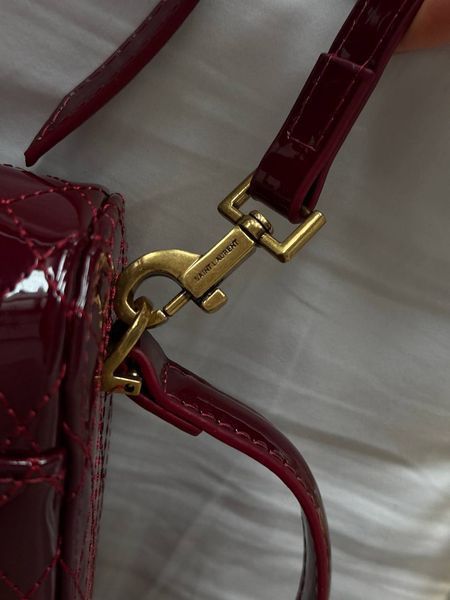 Saint Laurent Gaby Vanity Lacquered Leather Shoulder Bag Red Оригінальна коробка pr7008 фото
