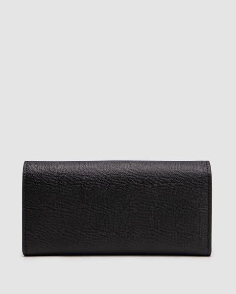 Hermes Constance Long To Go Wallet Black/Gold  882021 фото