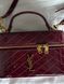 Saint Laurent Gaby Vanity Lacquered Leather Shoulder Bag Red Оригінальна коробка pr7008 фото 14