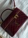 Saint Laurent Gaby Vanity Lacquered Leather Shoulder Bag Red Оригінальна коробка pr7008 фото 13
