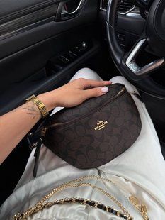 Coach Signature Belt Bag Fanny Pack Brown [оригінальна коробка] pr8727 фото