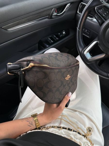 Coach Signature Belt Bag Fanny Pack Brown [оригінальна коробка] pr8727 фото