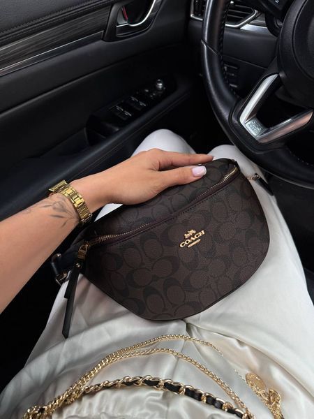 Coach Signature Belt Bag Fanny Pack Brown [оригінальна коробка] pr8727 фото