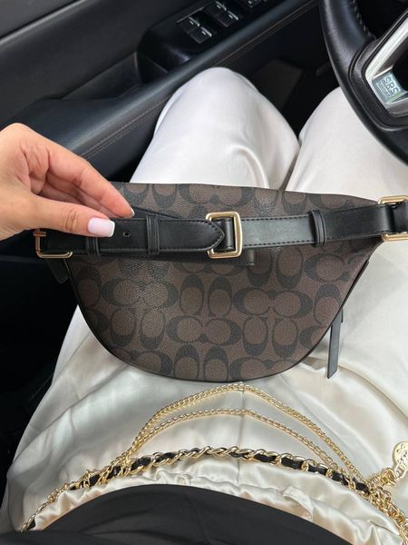 Coach Signature Belt Bag Fanny Pack Brown [оригінальна коробка] pr8727 фото