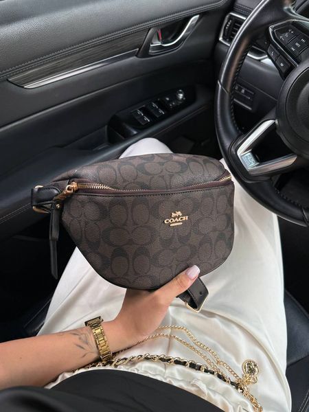 Coach Signature Belt Bag Fanny Pack Brown [оригінальна коробка] pr8727 фото