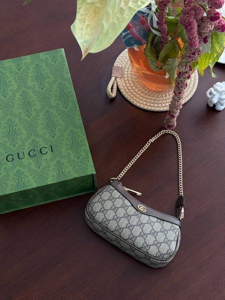 Gucci Ophidia Gg Small Handbag Brown [магнітна коробка] G0987 фото