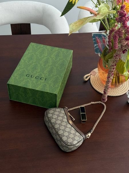 Gucci Ophidia Gg Small Handbag Brown [магнітна коробка] G0987 фото