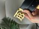 Burberry Leather TB Belt Black/Tan/Gold 661761 фото 5