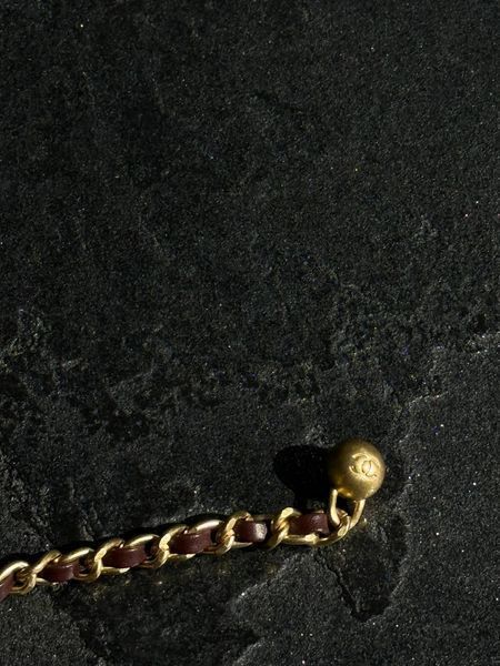 Chanel Classic 1.55 Small Single Flap in Brown/Gold Магнітна Коробка pr2998 фото