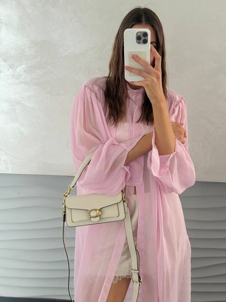 Сoach Tabby Shoulder Bag Milk Mini [крафтова коробка] pr9889 фото